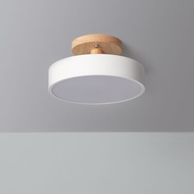 Ledkia Ceiling Lamp LED 12W Wood and Metal CCT Selectable Whisty White