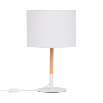 Ledkia Lampe de table Silinda WiFi avec variateur Blanc 1