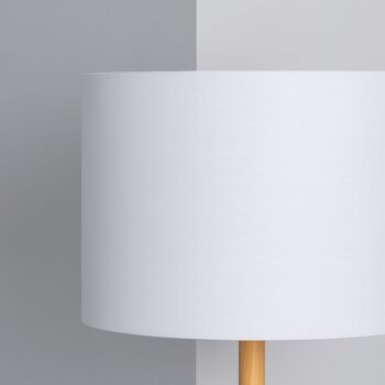 Ledkia Lampe de table Silinda WiFi avec variateur Blanc 5