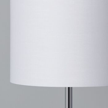 Lampadaire Ledkia en métal Wifi avec variateur Pangiri blanc 2