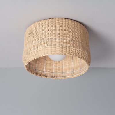 Ledkia Natural Gondia Rattan Ceiling Lamp