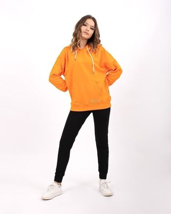 Sweat à capuche Simple-S Orange 1