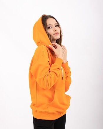 Sweat à capuche Simple-S Orange 3