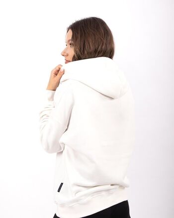 Sweat à capuche Simple-S Blanc 3