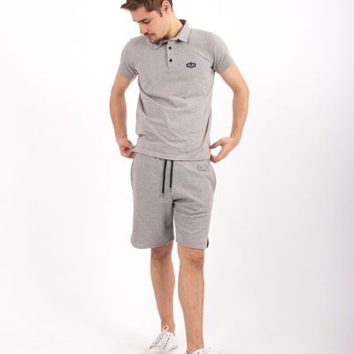 Polo Basic-J Mélange Gris