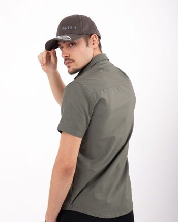 Chemise Vert Plat 3