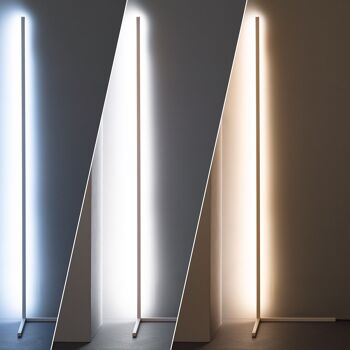 Ledkia Lampadaire LED RGBWW Luxy 20W Blanc 8