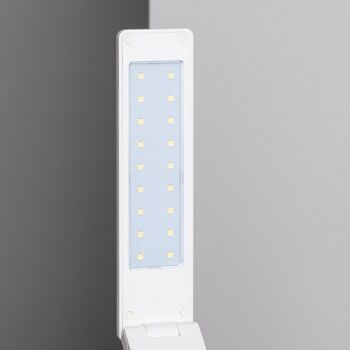 Lampe de bureau LED multifonction pliable Ledkia 1,8 W avec batterie 4