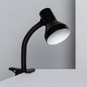 Lampe de bureau Ledkia Flexo en métal avec pince Eret noire