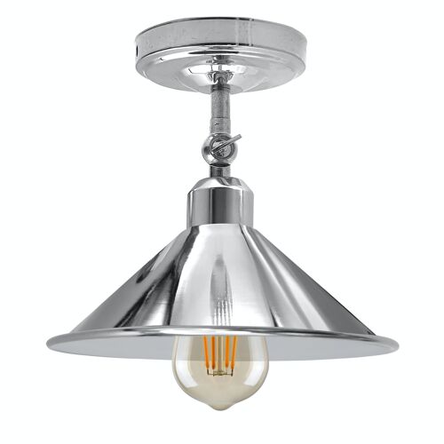 Chrome Electroplated Vintage Retro Ceiling Light Fixtures