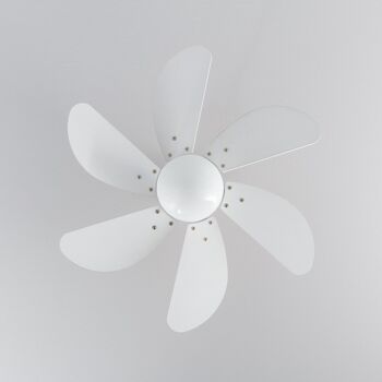 TechBrey White Orion Ventilateur de plafond silencieux 81 cm Moteur CC 4