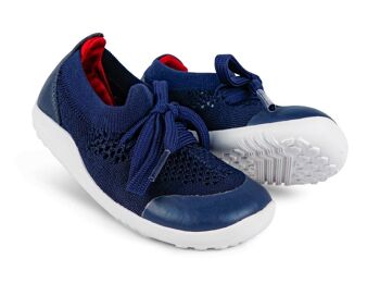 Baskets I-Walk Play Knit Marine + Rouge 2