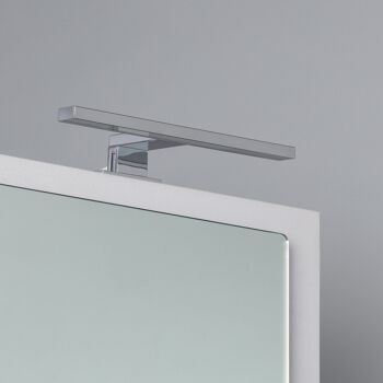 Ledkia Applique Miroir Salle de Bain Carl 5W Argent Blanc Neutre 4000K - 4500K 7