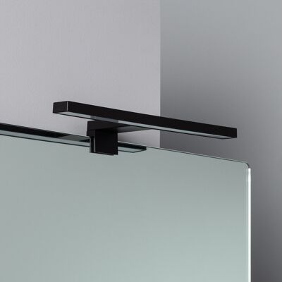 Ledkia Miroir Mural Salle De Bain Carl 5W Noir Blanc Froid 5500K - 6000K