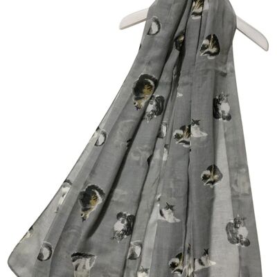 Cute Cat Animal Print Scarf