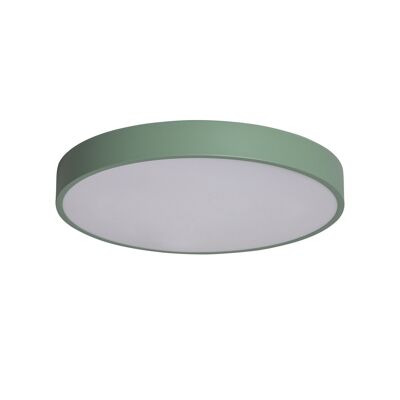Ledkia Plafoniera LED 24W Circolare Metallo Ø400 mm CCT Selezionabile Iris Verde Celadon