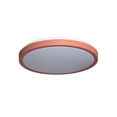 Ledkia LED ceiling lamp 19W Circular Ø400 mm CCT Selectable Faina Rosa