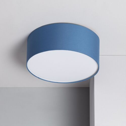 Ledkia Plafón Circular Tela Ø450 mm Korsade Azul