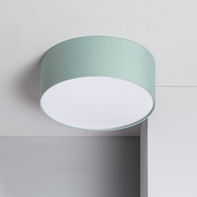 Ledkia Plafón Circular Tela Ø450 mm Korsade Verde