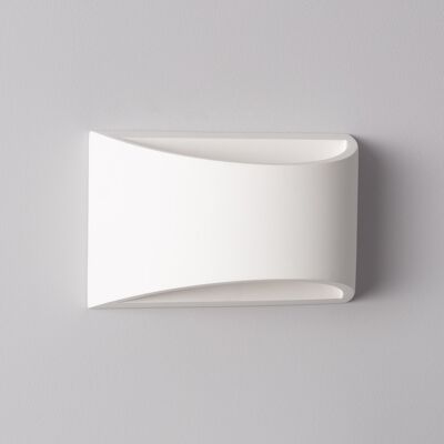 Ledkia Plaster Wall Light Fosty White