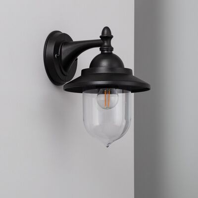 Ledkia Black Klasik Metal Outdoor Wall Lamp