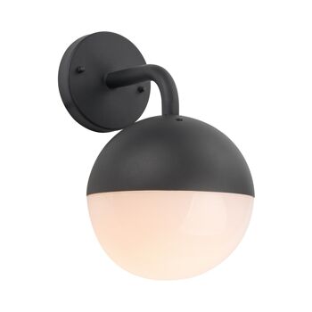 Ledkia Applique Extérieure Métal Bolus Noir 1