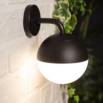 Ledkia Applique Extérieure Métal Bolus Noir 3