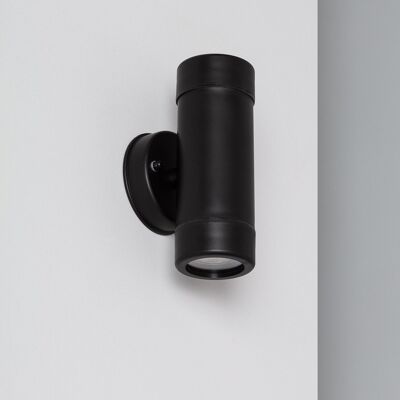 Ledkia Outdoor Wall Light Double Sided Lighting Satin Black