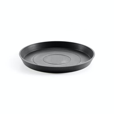 Soucoupe Ronde Anthracite Ø36,5 | ECOPOTS