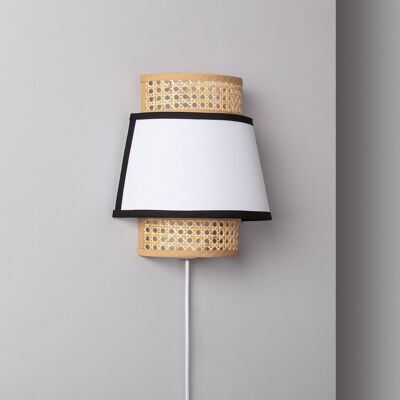 Ledkia Wall Light Rattan Marya Natural