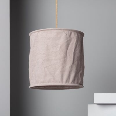 Ledkia Gray Kanzu Fabric Pendant Lamp