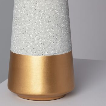 Lampe de table en céramique Ledkia Crowe Gris 5