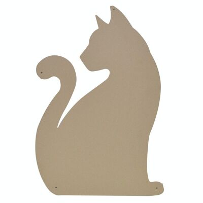 She-Cat, lavagna magnetica 56x38 cm, beige, montaggio a parete