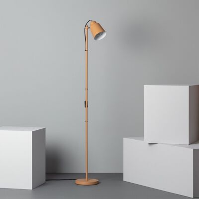 Ledkia Metal Floor Lamp Ulux Camel