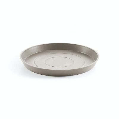 Soucoupe Ronde Taupe Ø36,5 | ECOPOTS