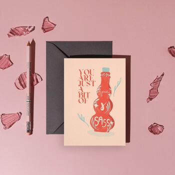 Sass et Spice Valentines Card | Amitié | Carte d'amour 2