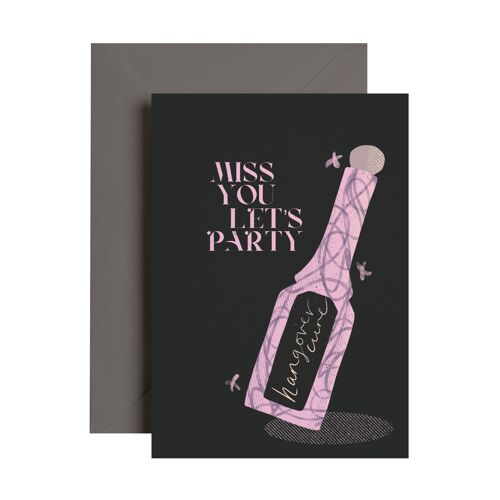 Let's Party Birthday | Celebration Card | Congratulations 