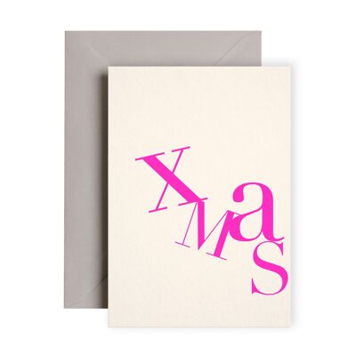 XMAS Neon Card (pack of 6)
