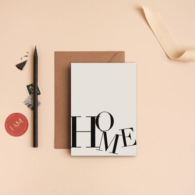 Home Type | New Home Card | Eco Friendly Card