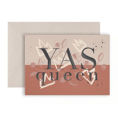 Yas Queen empoderada Tarjetas de felicitación