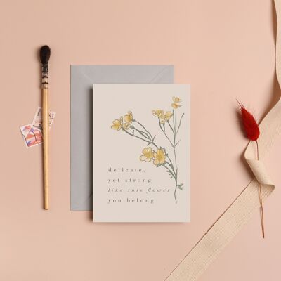 Like this Flower Greeting Card 
