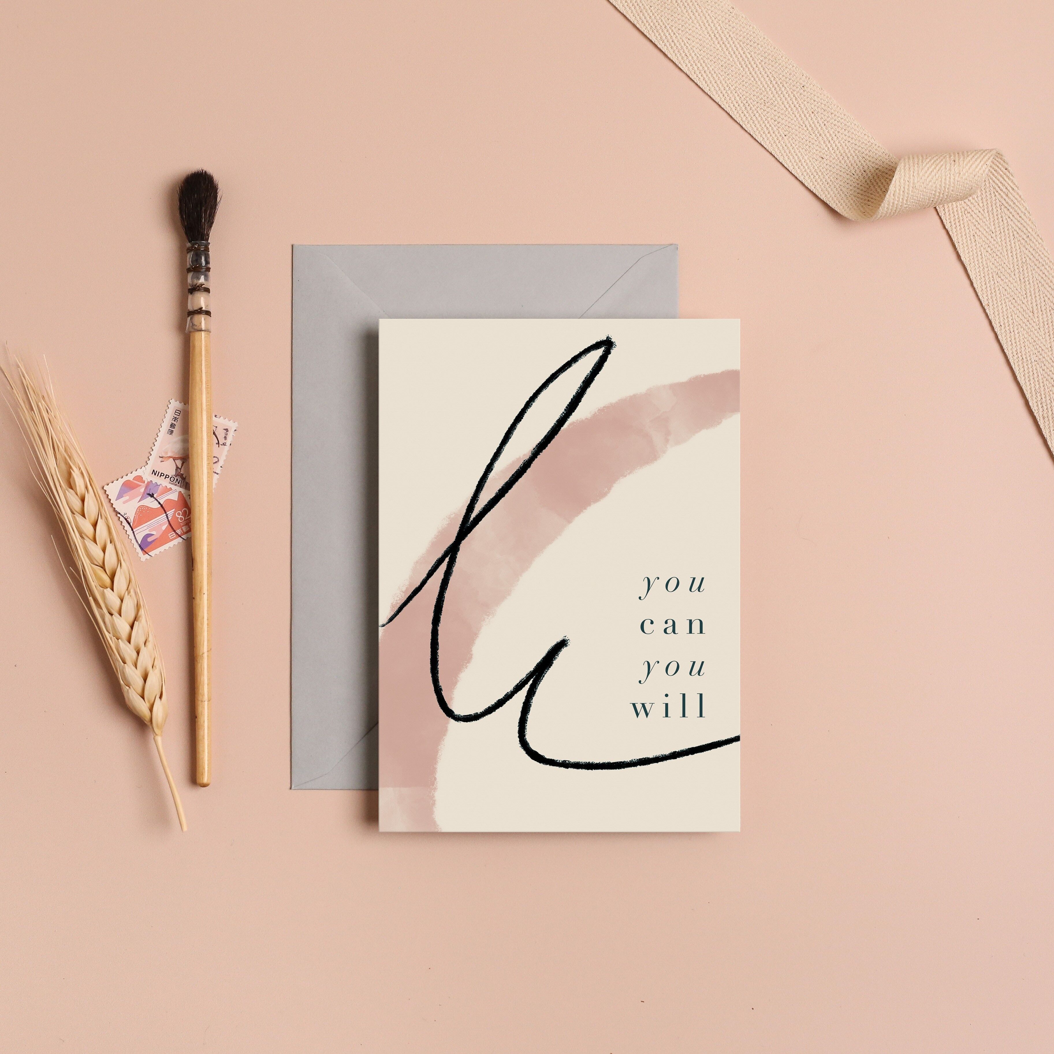 Sie können Grußkarte