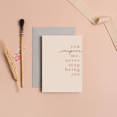 Inspire Greeting Card 