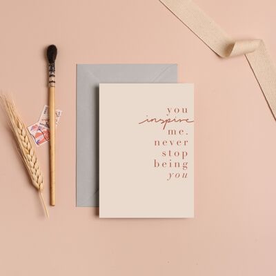 inspirar Tarjetas de felicitación