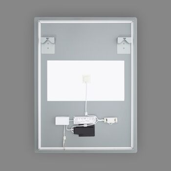 Miroir de salle de bain Ledkia avec lumière LED et antibuée 80x60 cm Grace sélectionnable (chaud-neutre-froid) 5