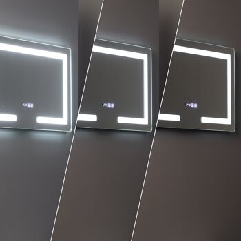 Ledkia Seona Touch Miroir LED Anti-buée 40x70 cm Sélectionnable (Chaud-Neutre-Froid) 4