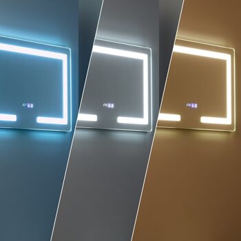 Ledkia Seona Touch Miroir LED Anti-buée 40x70 cm Sélectionnable (Chaud-Neutre-Froid) 5