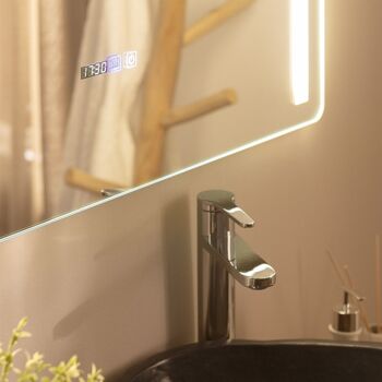 Ledkia Miroir de salle de bain avec lumière LED et antibuée 60x80 cm Big Similan sélectionnable (Chaud-Neutre-Froid) 6