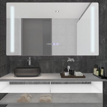 Ledkia Miroir de salle de bain avec lumière LED et antibuée 60x80 cm Big Similan sélectionnable (Chaud-Neutre-Froid) 7