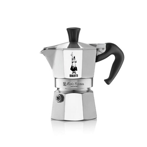 Moka Express Aluminium Stovetop Coffee Maker (1 cup/2cup/3 cup/4 cup/6 cup)